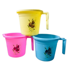 Soap Holder, Brush Stand & Plastic Mugs